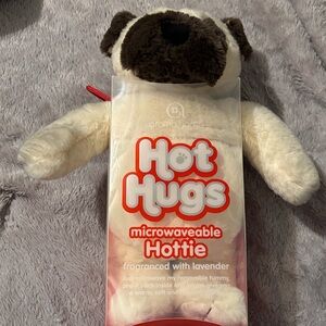 Aroma Home Hot Hugs Microwaveable Hottie - Cream and Brown
